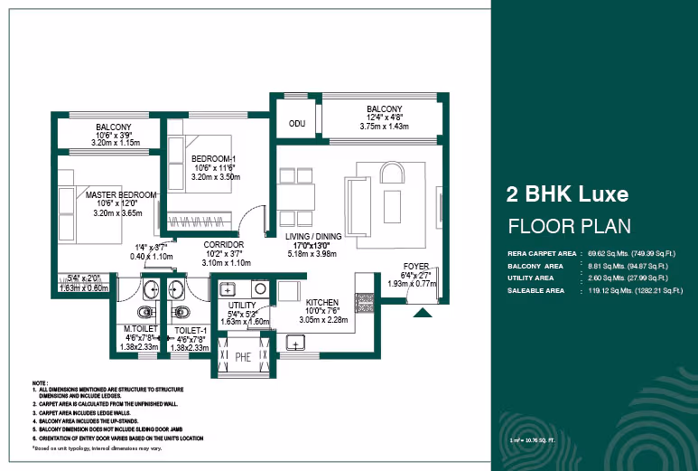 2 BHK Layout