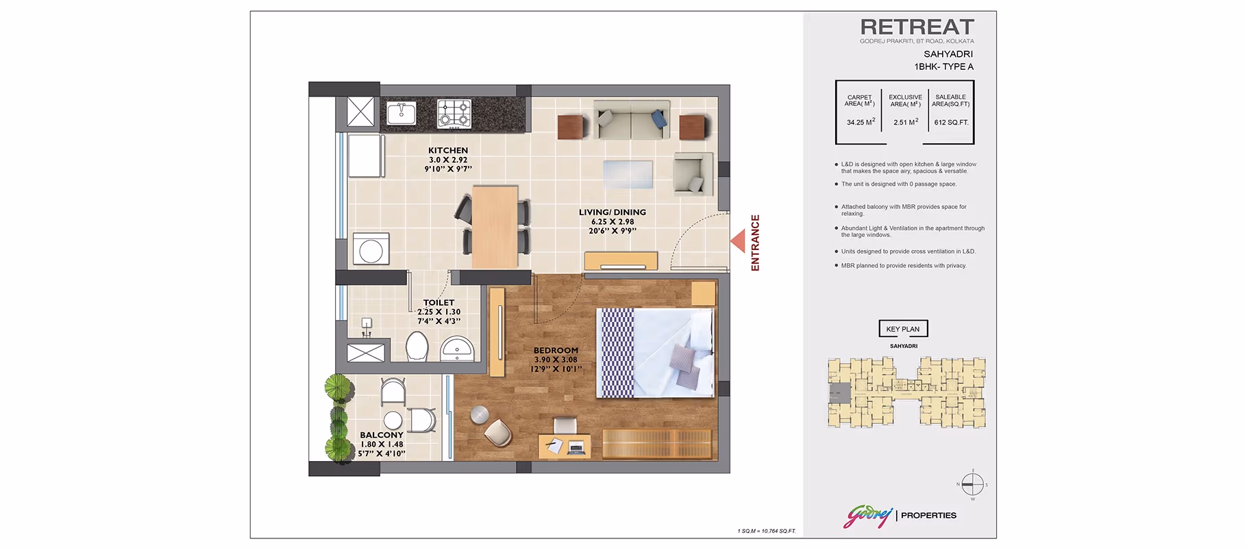 1 BHK Layout