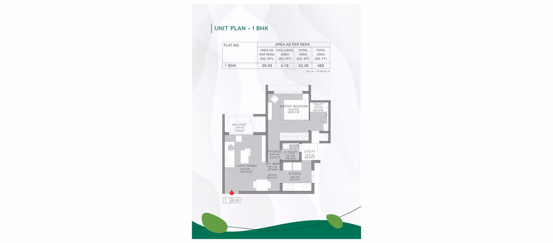 1 BHK Layout