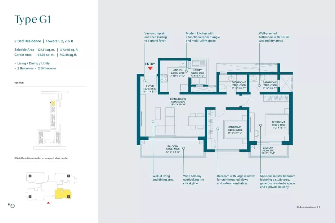2 BHK Layout