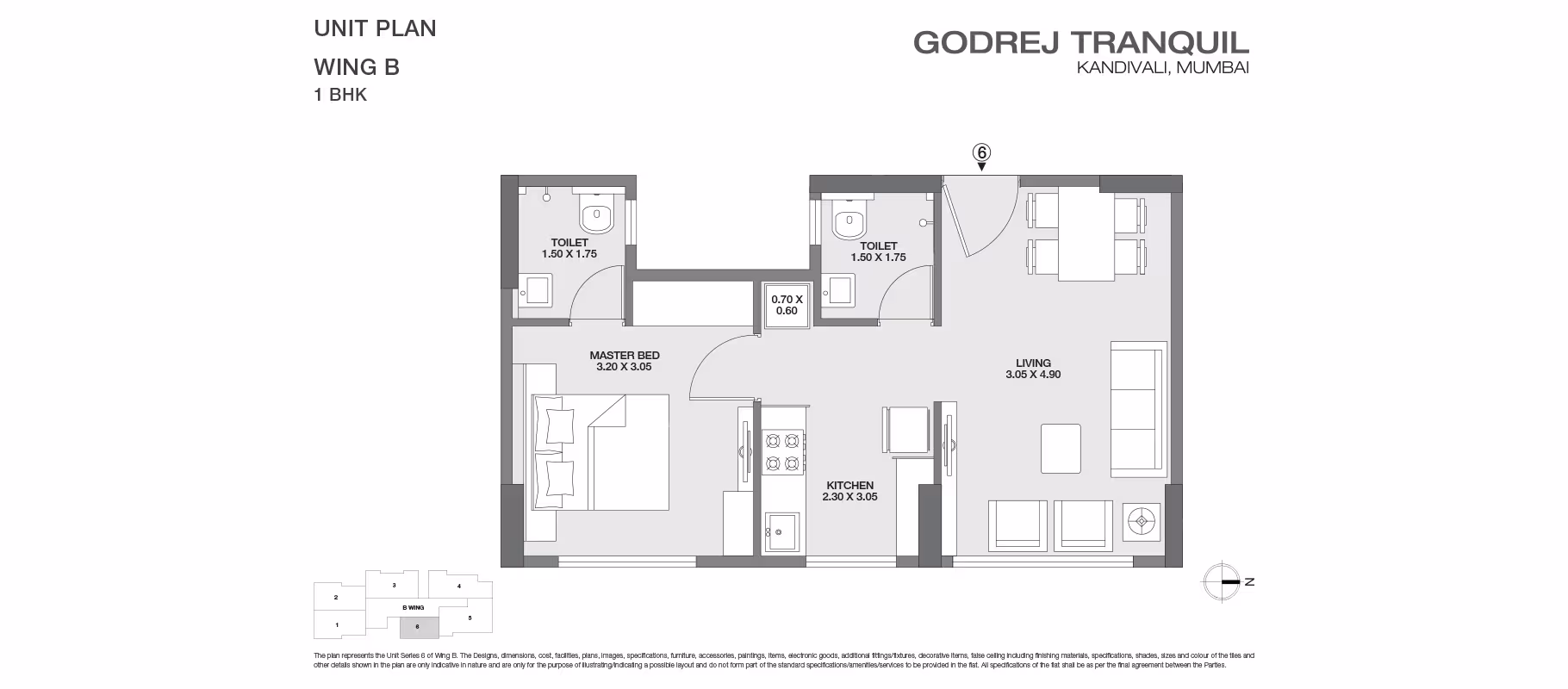 1 BHK Layout