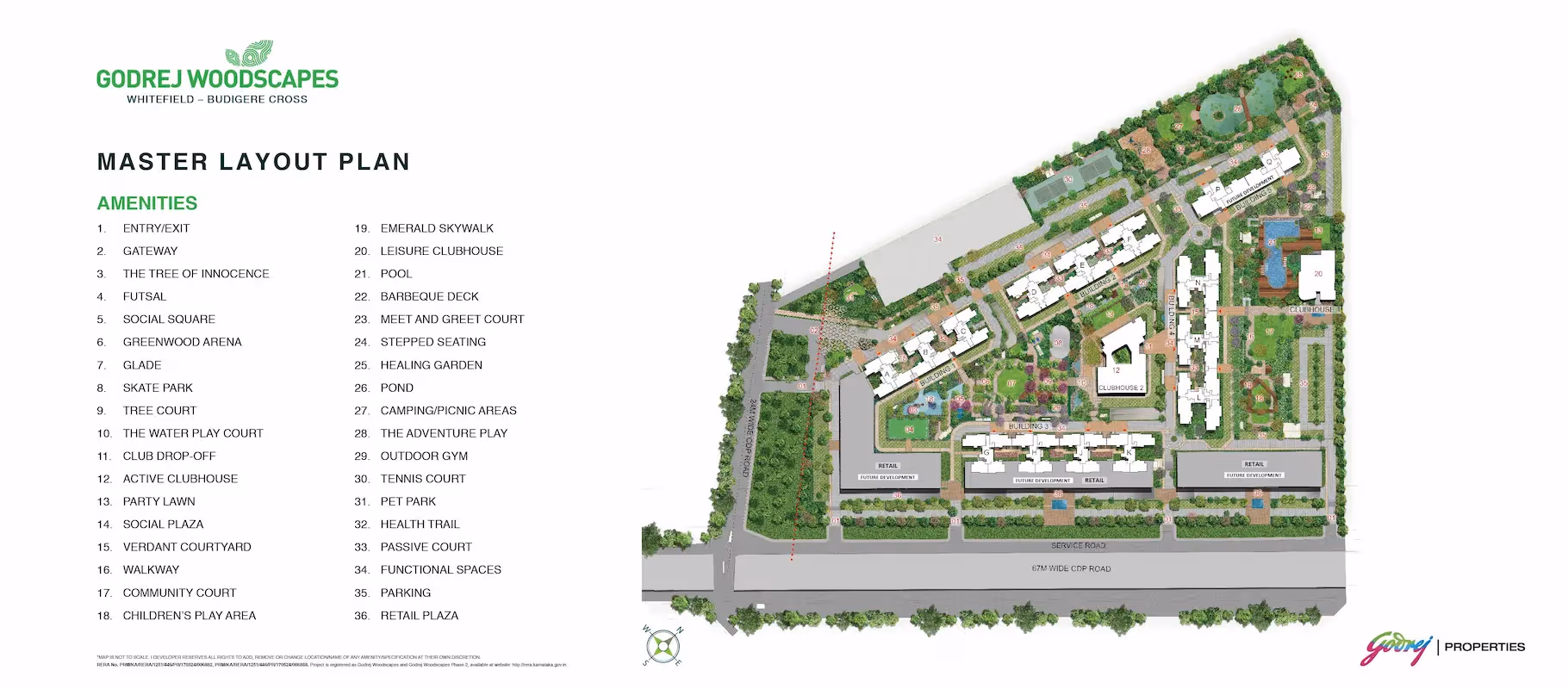 Godrej Woodscapes, Bengaluru Master Plan
